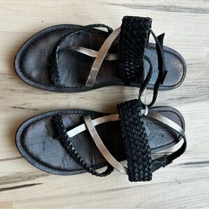 Freebird Sea Braided Sandals Size 8